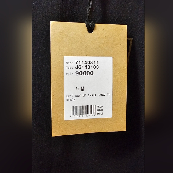 BELSTAFF LONG WAY UP Motorcycle Collection 100% Cotton T-Shirt Black Mens Size M - Picture 10 of 11